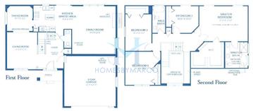 Photos of the Hawthorne model in the Marywood Meadows subdivision in Aurora, IL
