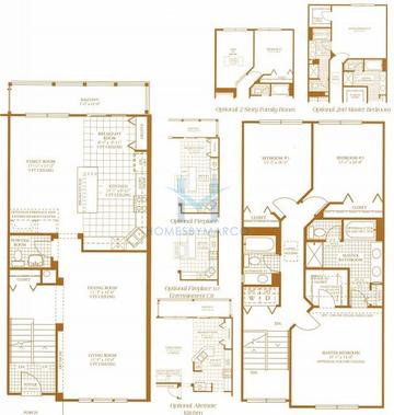 Photos of the Arlington model in the Georgetown Square subdivision in Vernon Hills, IL