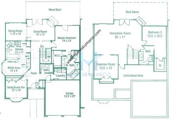 Photos of the Ganton model in the Ivanhoe Estates subdivision in Ivanhoe, IL