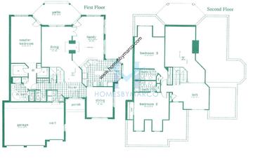 Photos of the Clinique model in the Ivanhoe Estates subdivision in Ivanhoe, IL