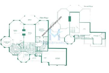 Photos of the Berkshire model in the Ivanhoe Estates subdivision in Ivanhoe, IL