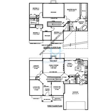 Photos of the Sterling model in the Century Trace subdivision in Plainfield, IL
