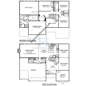Photos of the Brookhaven model in the Century Trace subdivision in Plainfield, IL
