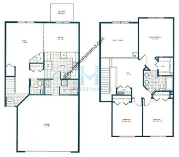 Photos of the Meadowlark model in the Waterford Place subdivision in Sugar Grove, IL