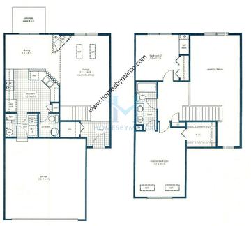 Photos of the Goldfinch model in the Waterford Place subdivision in Sugar Grove, IL