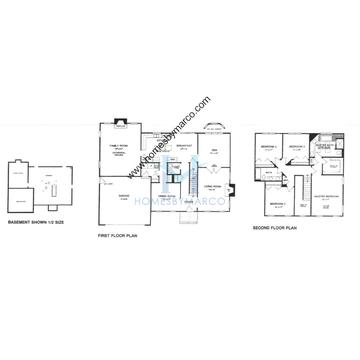 Photos of the Winthrop model in the Stone Fence Farms subdivision in Vernon Hills, IL