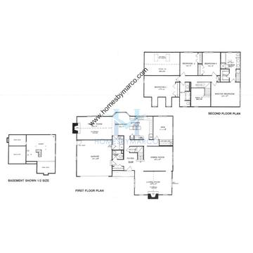 Photos of the Waldridge model in the Stone Fence Farms subdivision in Vernon Hills, IL