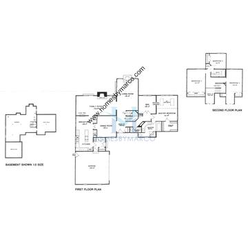 Photos of the Seabrook model in the Stone Fence Farms subdivision in Vernon Hills, IL