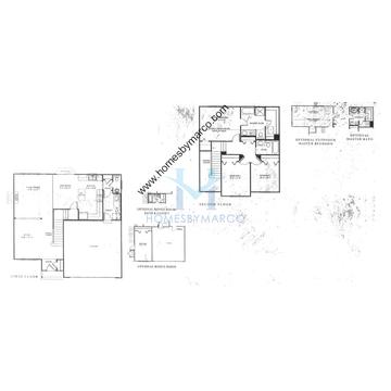 Photos of the Augusta model in the Painted Lakes subdivision in Lake Villa, IL