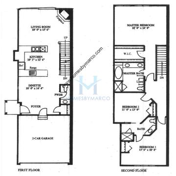 Photos of the Atlantic model in the Honey Hill subdivision in Wauconda, IL