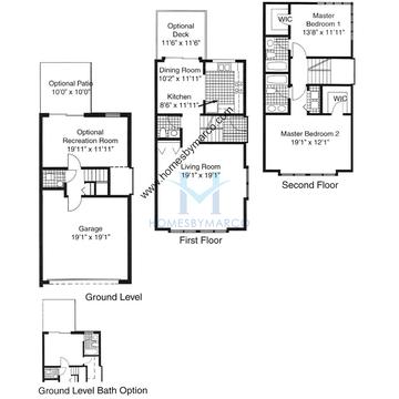 Photos of the Brilliant model in the Diamond Pointe subdivision in Mundelein, IL