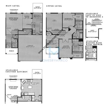 Photos of the Butterfield model in the Heatherstone subdivision in Naperville, IL