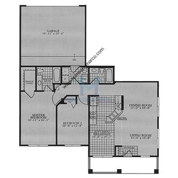 Photos of the Austin model in the Heatherstone subdivision in Naperville, IL