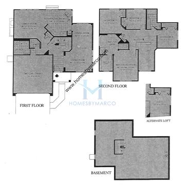 Photos of the Maple model in the Concord Oaks subdivision in Gurnee, IL