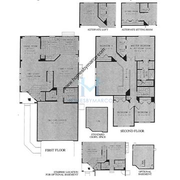 Photos of the Foxglove model in the Concord Oaks subdivision in Gurnee, IL
