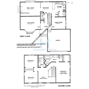 Photos of the Homestead model in the Millers Grove subdivision in Lake Zurich, IL