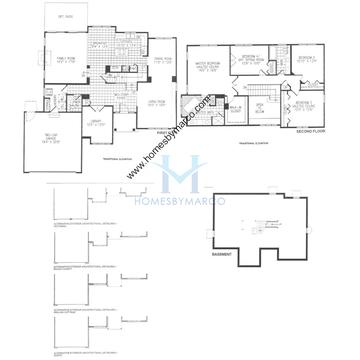 Photos of the Wedgewood model in the Chestnut Corners subdivision in Lake Zurich, IL