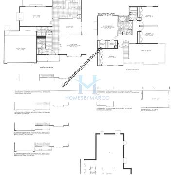 Photos of the Norwood model in the Chestnut Corners subdivision in Lake Zurich, IL