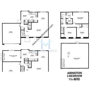 Photos of the Abington model in the Devonshire subdivision in Buffalo Grove, IL