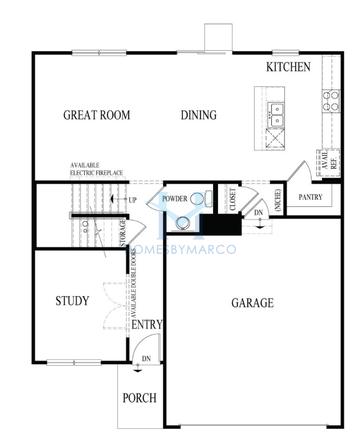 Henley model in Oak Ridge, Tinley Park, IL, built by D.R. Horton