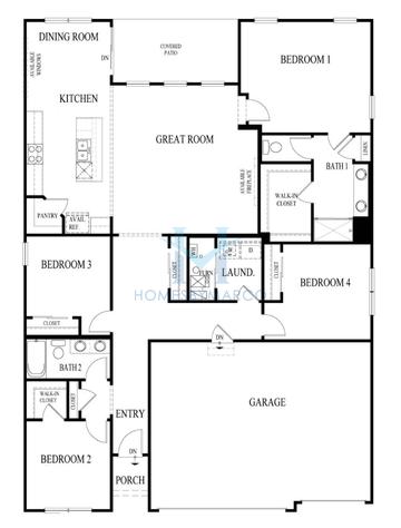 Photos of the Fairfield model in the Oak Ridge subdivision in Tinley Park, IL