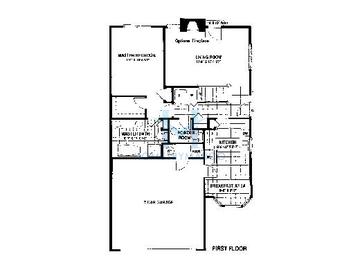 Horizon model in Townhomes of Winchester, Naperville, IL, built by Montalbano Builders