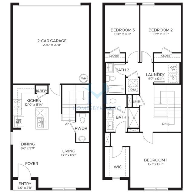 Photos of the Stratford model in the Preston Cove subdivision in St. Cloud, FL