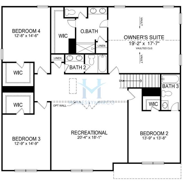 Georgetown model in Northlake Landing, Charlotte, NC, built by D.R. Horton