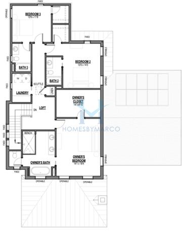 Custom 1 model in Barrington Place, Roswell, GA, built by Brightwater Homes