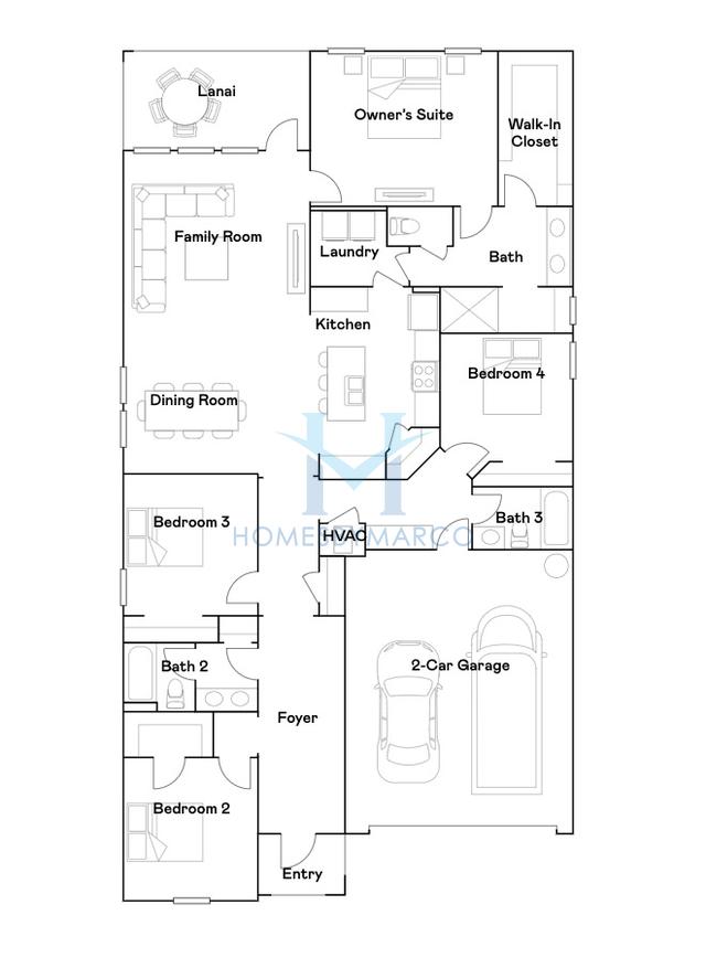 Photos of the Aspen model in the Golden Gem subdivision in Apopka, FL
