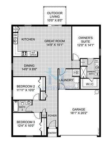 Photos of the Fishtail model in the Tillman Oaks subdivision in Wildwood, FL