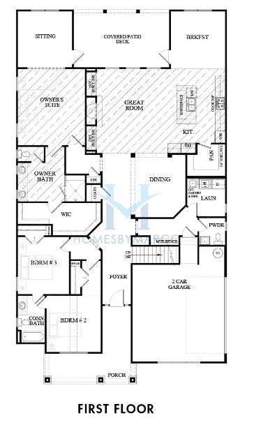 Photos of the Cypress E model in the Stonewood subdivision in Watkinsville, GA