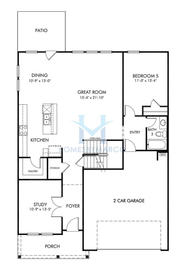 Photos of the Johnson Basement model in the The Woods at Dawson subdivision in Dawsonville, GA