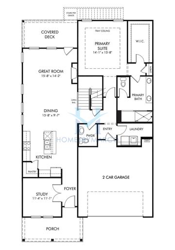 Photos of the Manchester Basement model in the Martin Springs subdivision in Lawrenceville, GA