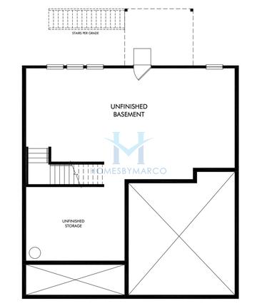 Brentwood Basement model in The Oaks at Dawson, Dawsonville, GA, built by Meritage Homes
