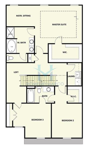 Holloway model in High Pointe View, Cumming, GA, built by McKinley Homes