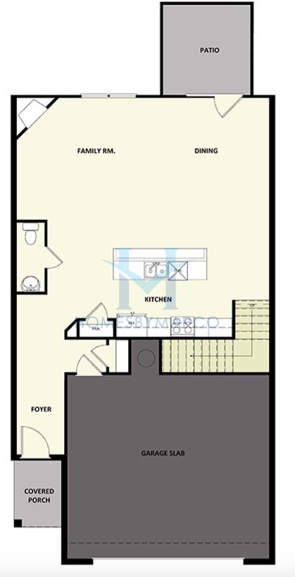 Photos of the Beaconsfield model in the High Pointe View subdivision in Cumming, GA