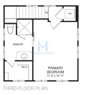 Urban Bungalow model in West Midtown, Atlanta, GA, built by Empire Communities