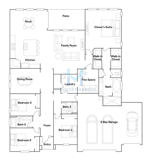 Photos of the Avila model in the Matera subdivision in Wesley Chapel, FL