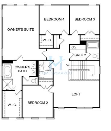 Bennett model in Millcroft, Buford, GA, built by The Providence Group