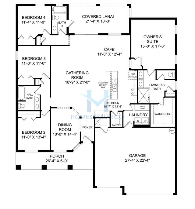 Photos of the Wakley model in the The Lakes subdivision in Lake Alfred, FL