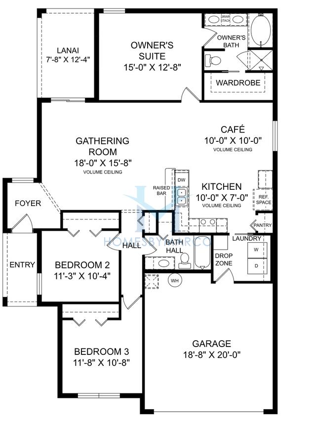 Photos of the Orchid model in the Riverstone subdivision in Lakeland, FL