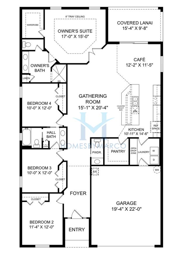 Photos of the Sydney model in the The Lakes subdivision in Lake Alfred, FL