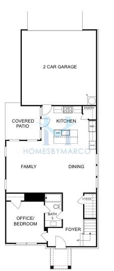 Photos of the Kincaid model in the Millcroft subdivision in Buford, GA