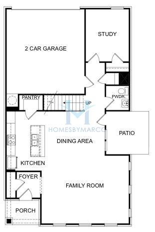 Photos of the Tensley model in the Millcroft subdivision in Buford, GA
