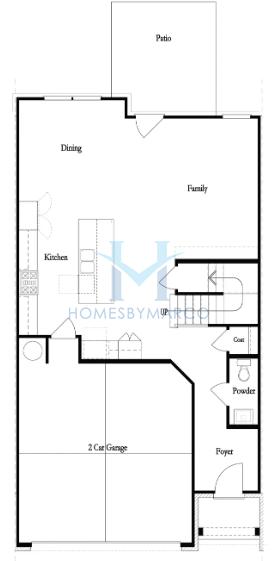 Photos of the Stockton model in the Millcroft subdivision in Buford, GA