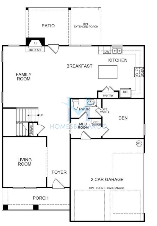 Photos of the Denmark model in the Clark Lake Village subdivision in Grayson, GA