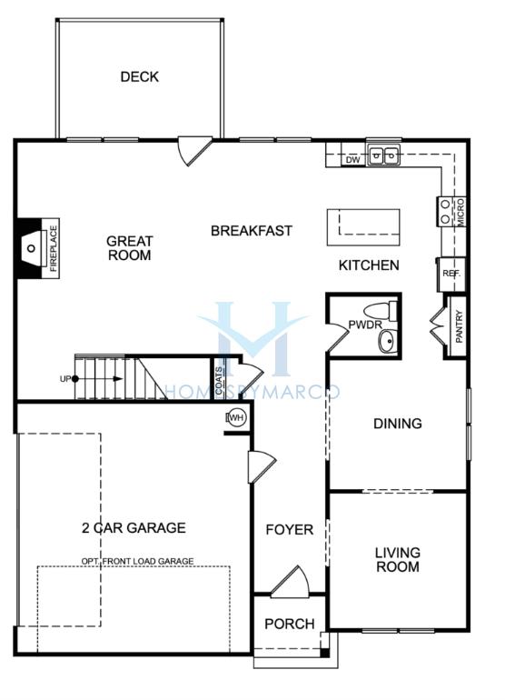 Photos of the Brentwood model in the Clark Lake Village subdivision in Grayson, GA