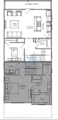 Mill B model in Millstone Parc, Milton, GA, built by Piedmont Residential