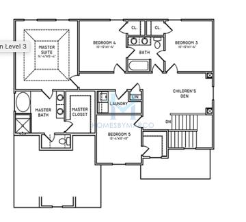Chatham model in Cherokee Bluffs, Woodstock, GA, built by Loren Homes